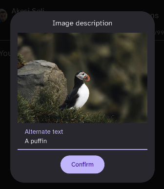 alt text dialog